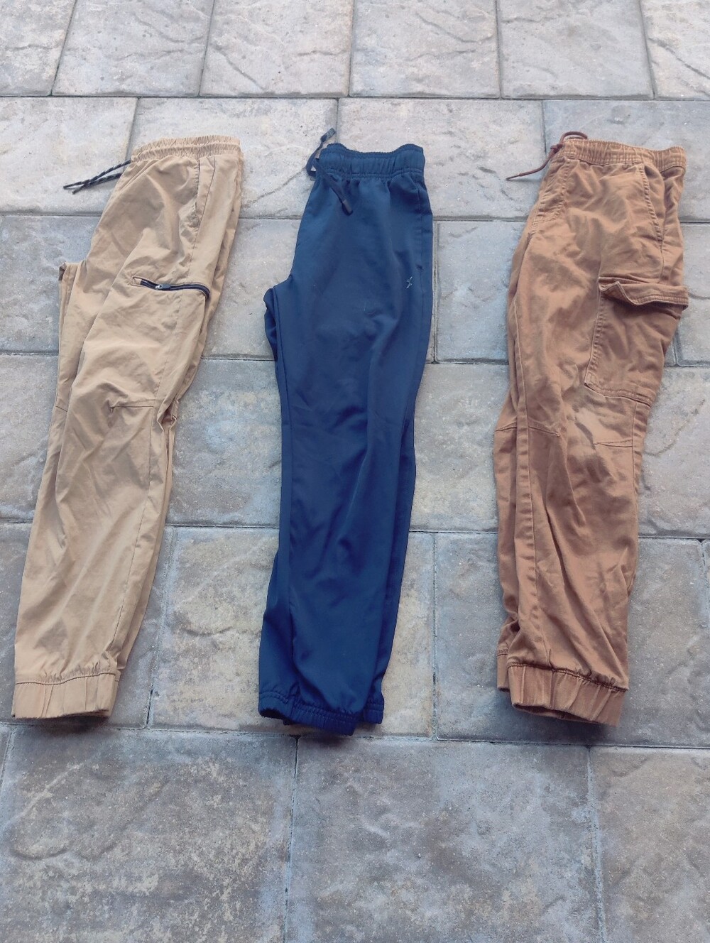 Thereabouts Size 10/12 Bundle Drawstring Pants in Warm Brown And Blue